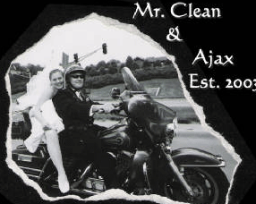 Clean and Ajax on bike